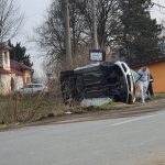 (FOTO) Un șofer a decedat după ce s-a răsturnat cu mașina, la Olteni! - 