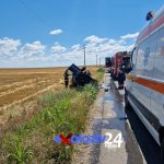 Scăpat ca prin minune: Bărbat din Merișani rănit ușor după ce a căzut pe șine în fața unui tren - 